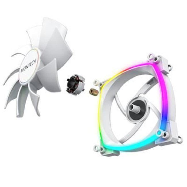 Корпусний вентилятор 140MM AX140 PWM WHITE MONTECH