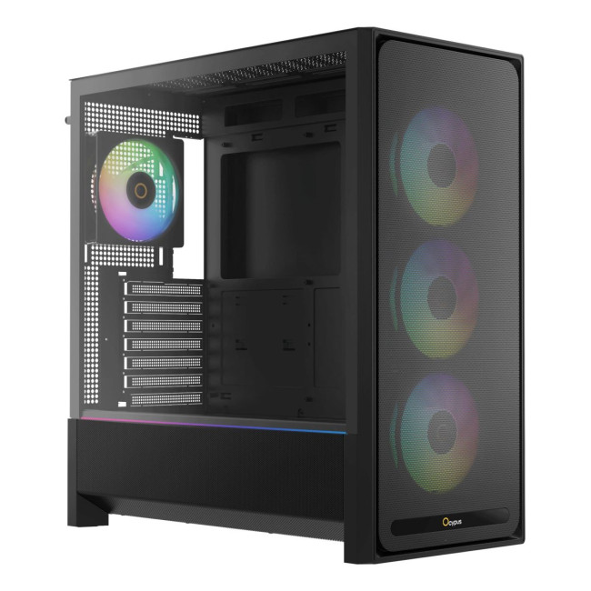 Корпус для комп'ютера ATX W/O PSU DELTA C70 BK ARGB (DELTA-C70-BKG400XX-GL) OCYPUS