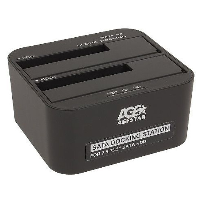 Док-станція, USB 3.0, 2 слоти, чорний
