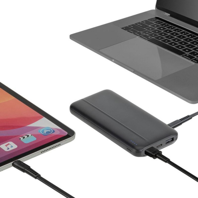 Портативний зарядний пристрій, 10000 mA, чорний