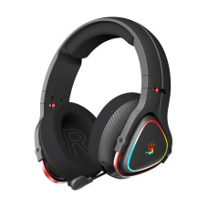 Ігрові бездротові навушники з мікрофоном, RGB, Bluetooth + 2.4GHz + 3.5 jack