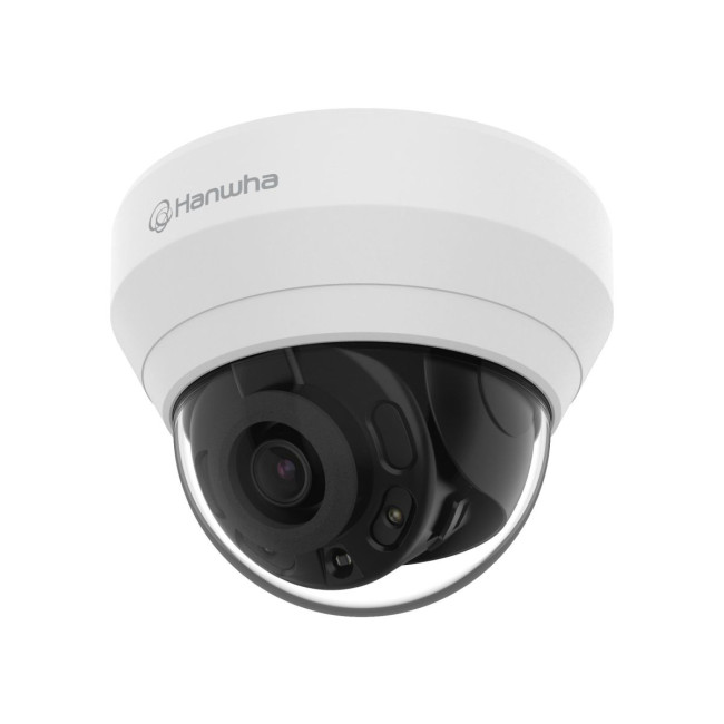 Мережева камера купольна 4MP @30fps, 4mm fixed focal lens (78°) QND-7022R HANWHA VISION