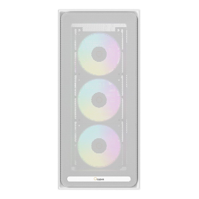 Корпус для комп'ютера ATX W/O PSU DELTA C70 WH ARGB (DELTA-C70-WHG400XX-GL) OCYPUS