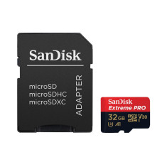 Картка пам'яті  MEMORY MICRO SDHC 32GB UHS-I   W/A SDSQXCG-032G-GN6MA SANDISK