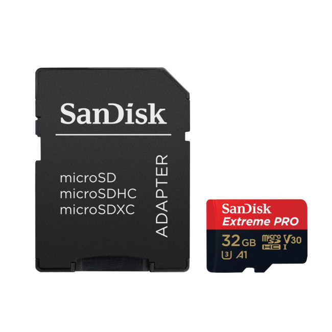 Картка пам'яті  MEMORY MICRO SDHC 32GB UHS-I   W/A SDSQXCG-032G-GN6MA SANDISK