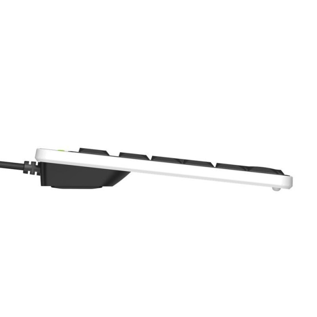 Клавіатура з ножичним перемикачем Fstyler, USB, Quiet typing, чорна