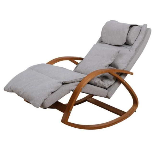 Масажер - крісло-гойдалка NAIPO Massage Rocking Chair для спіни з підігрівом, вібрацією та додатковою функцією масажу Шиатцу; модель - MGC-2300P