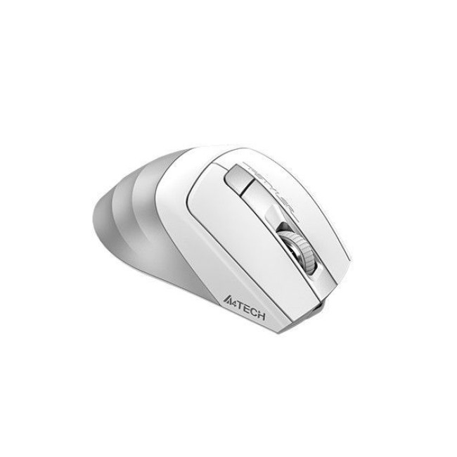 Миша бездротова безшумна Fstyler, Bluetooth / 2.4 ГГц, вбудований акумулятор,, 2000 DPI, білий