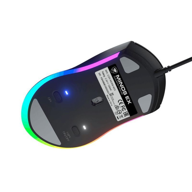 Миша ігрова, 6400 dpi, 3-зонне RGB підсвічування