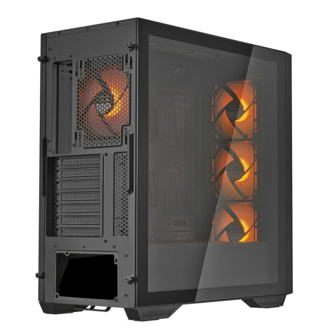 Ігровий корпус, 4*120mm ARGB вентилятори передвстановлені, ATX/mATX/mini-ITX, скляне вікно