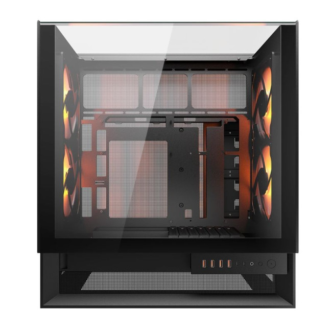 Ігровий корпус, 4*160mm, ARGB Fan Pre-installed, Type-C x1, USB3.0 x2, Audio x1