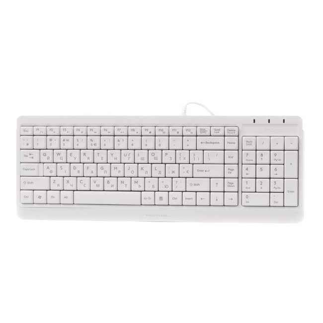 Клавіатура Fstyler Wired Keyboard USB, білий