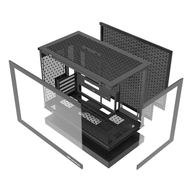 Корпус для комп'ютера MATX W/O PSU F1 BLACK DARK FLASH
