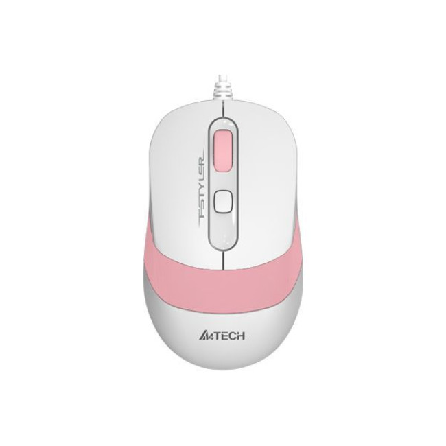 Миша дротова Fstyler, USB, 1600 dpi, (рожевий)
