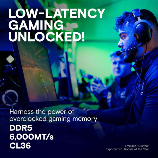 Набір з двох модулів пам'яті PRO 32GB DDR5-6000 KIT2 CP2K16G60C36U5W CRUCIAL