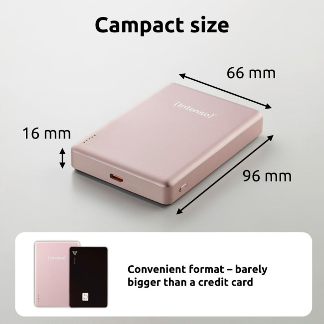 Портативний зарядний пристрій USB 10000MAH MAG ROSE MW10000 7344033 INTENSO