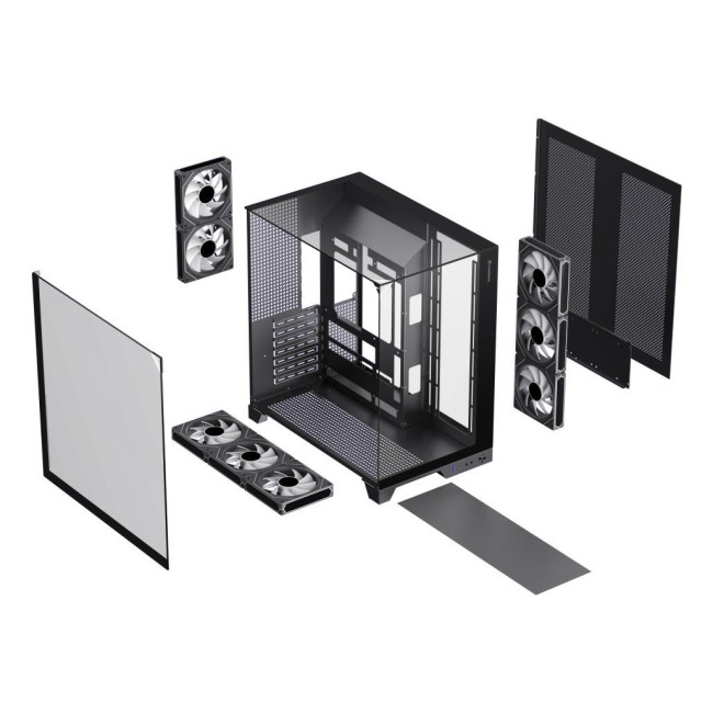 Корпус для комп'ютера ATX W/O PSU INFINITY PLUS BK GAMEMAX