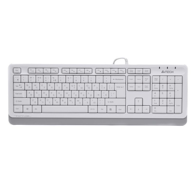 Клавіатура Fstyler Sleek Media Comfort, USB, білий