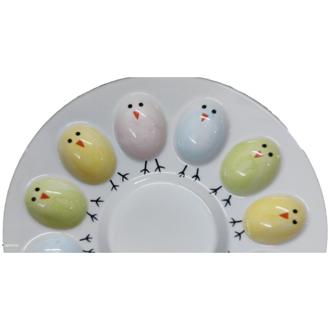 Блюдо для яєць LED Easter Chicken, 12 секцій, 26.5см