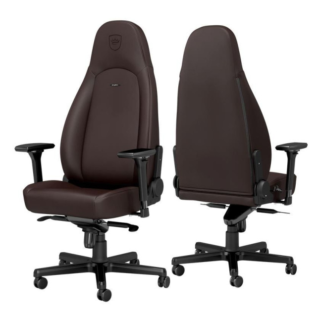 Ігрове крісло Noblechairs ICON високотехнологічна штучна шкіра, коричневий