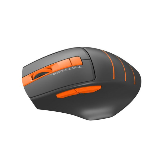 Миша бездротова безшумна Fstyler, USB, 2000 dpi, помаранчевий