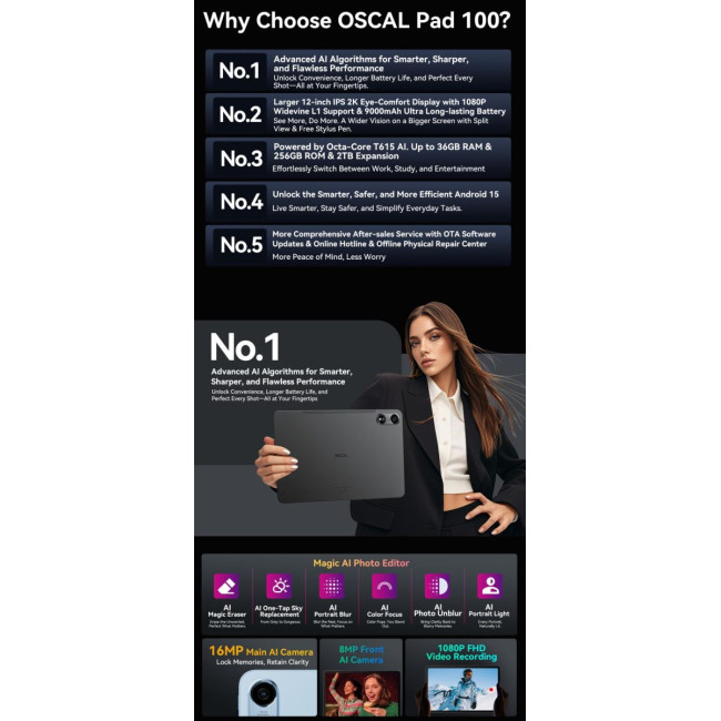 Планшет PAD100 BLUE 12