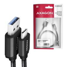 Кабель USB-C TO USB3.2 1M BLACK BUCM3-AM10AB AXAGON