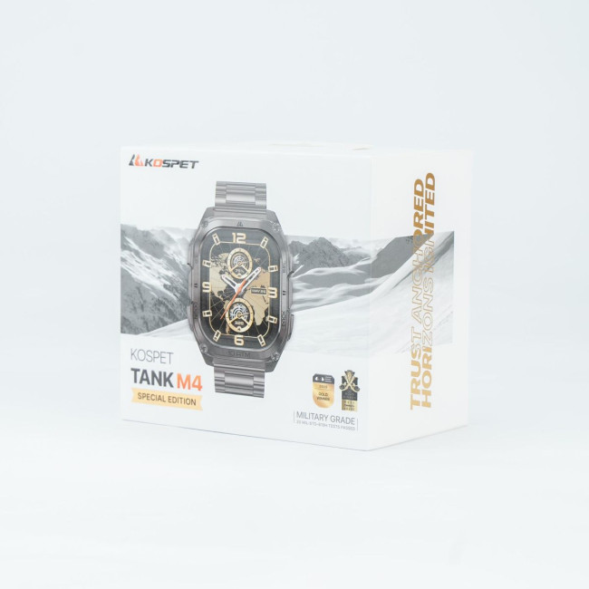 Розумний годинник TANK M4 SE BLACK KOSPET