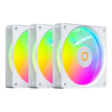 Набір із трьох вентиляторів для корпусу 120MM GAMMA F12 ELITE WH ARGB 3 IN 1 (GAMMA-F12-WH3AM00E-GL) OCYPUS