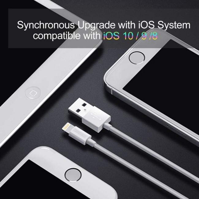 Кабель USB 2.0 А-тато/Lightning , MFI, 1.8 м, преміум, 2.1 А