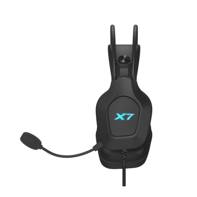 Гарнітура X7 USB з підсвічуванням, чорна