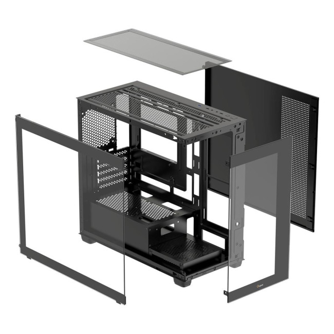Корпус для комп'ютера MATX W/O PSU GAMMA C52 BK (GAMMA-C52-BKD000XX-GL) OCYPUS