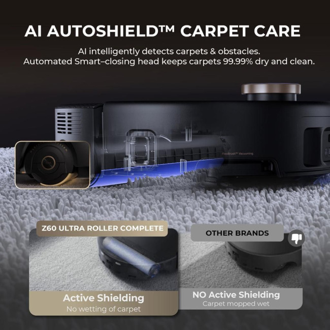 Робот пилосос Dreame Mova Z60 Ultra Roller Complete Black-EUA