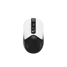 Миша бездротова безшумна Fstyler, Bluetooth / 2.4 ГГц, чорний + білий