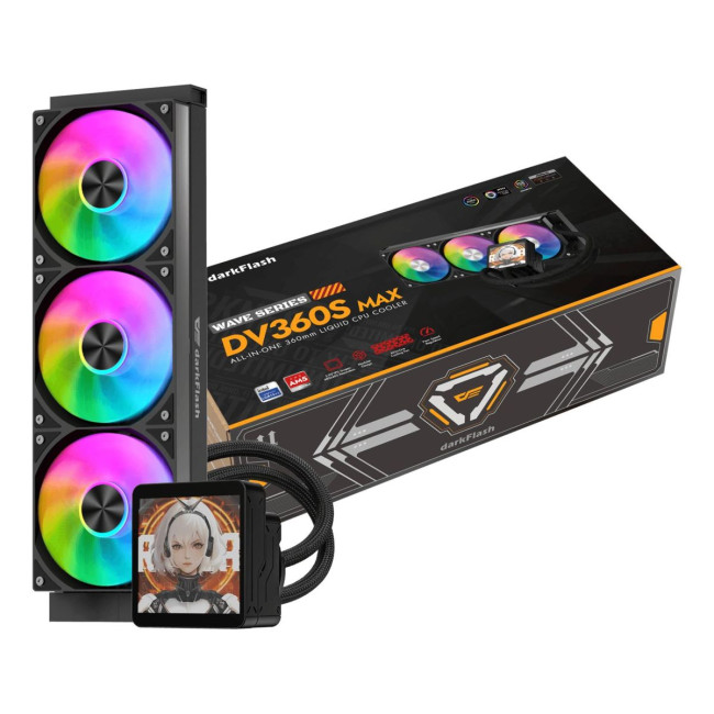 CPU COOLER S_MULTI/DV360S MAX BLACK DARK FLASH