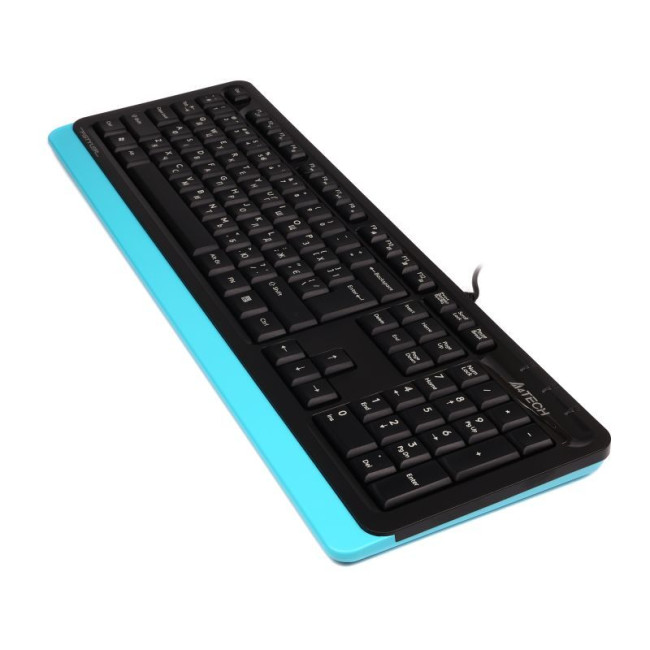 Клавіатура Fstyler Sleek MMedia Comfort, USB, синій