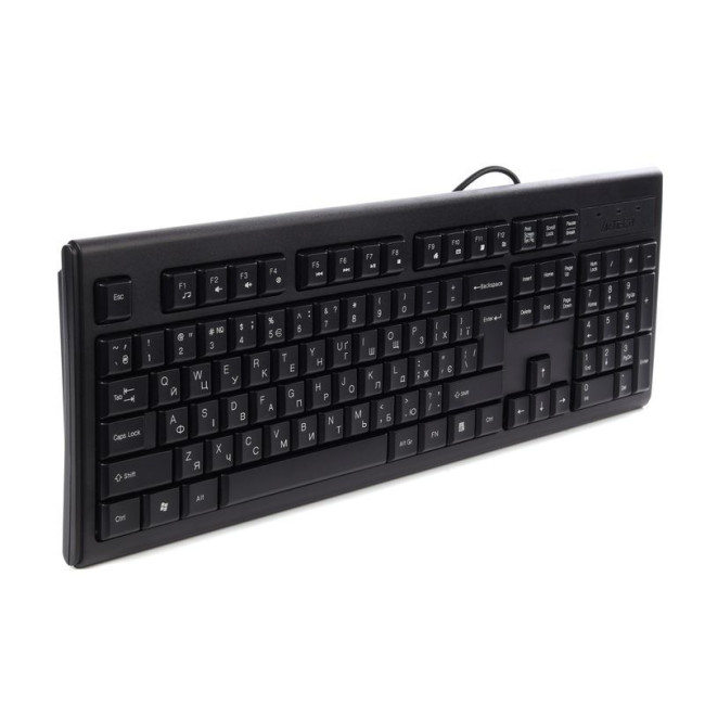 Клавіатура USB, X-slim, чорний