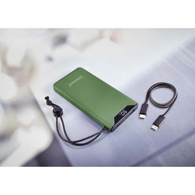 Портативний зарядний пристрій USB 10000MAH QC3.0 GREEN F10000 7332037 INTENSO