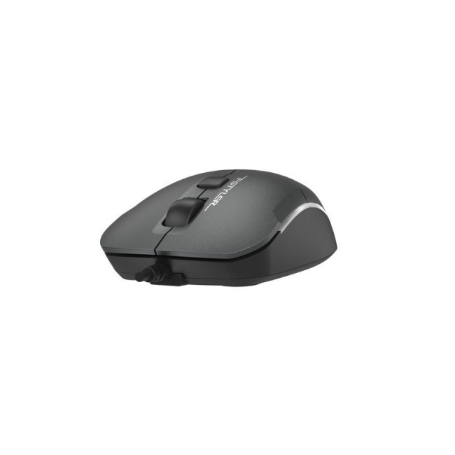 Миша дротова Fstyler, біле підсвічування, USB, 1600 dpi, сірий