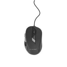 Оптична миша, USB інтерфейс, 1600 dpi, чорний