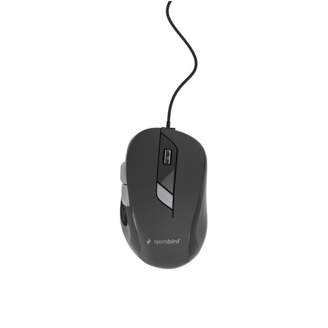 Оптична миша, USB інтерфейс, 1600 dpi, чорний