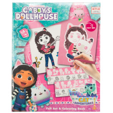Розмальовка Disney GABBY'S DOLLHOUSE Фетрова (GD23351)