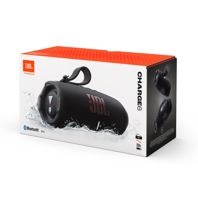 Акустична система портативна з БТ JBL JBLCHARGE6BLK