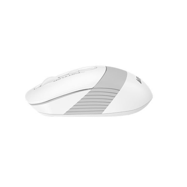 Миша бездротова безшумна Fstyler, Bluetooth / 2.4 ГГц, вбудований акумулятор, 2000 DPI, білий