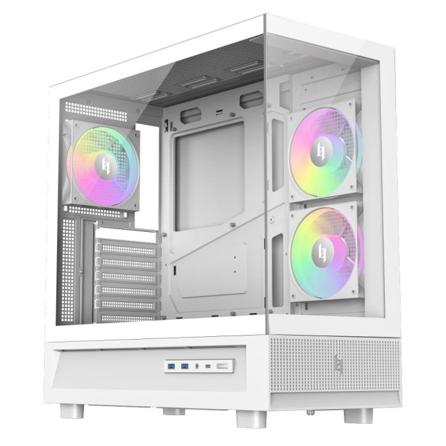 CASE MIDITOWER ATX W/O PSU/NEX C51 WH GAMEMAX