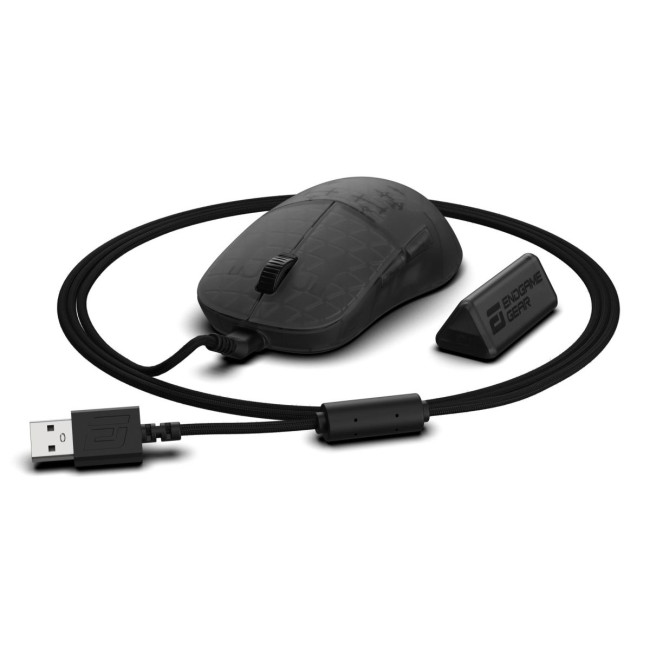 Миша ігрова бездротова Endgame Gear XM2w 4k v2, чорний (прозорий)