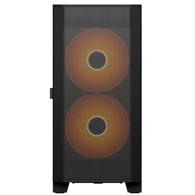 Ігровий корпус, 2*180mm ARGB, 1*120mm ARGB вентилятори передвстановлені, ATX/mATX/mini-ITX, скляне вікно