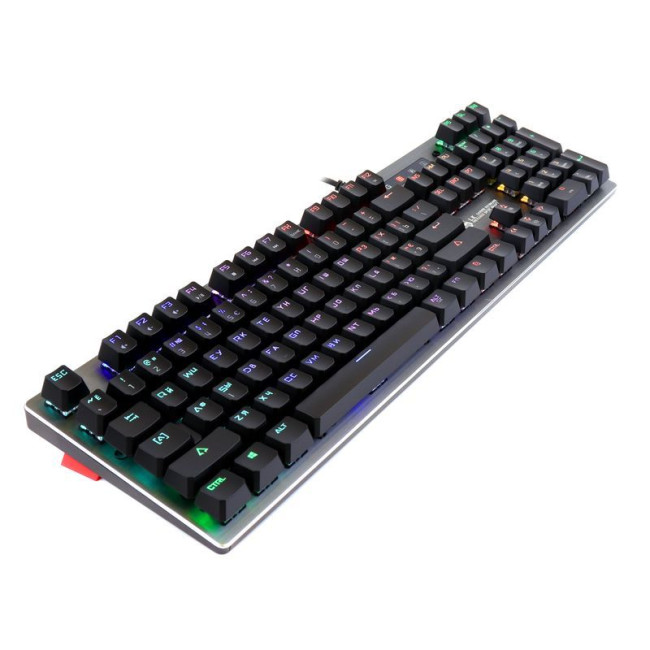 Клавіатура механічна ігрова, USB, LK-Green switches, підсвічування