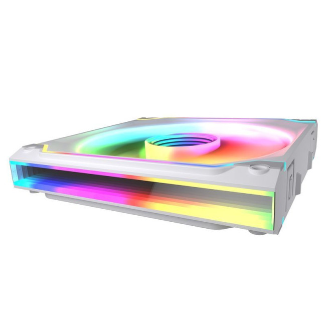 Вентилятор 140мм ARGB (White), Hydro Dynamic Bearing, 4 Pin PWM / 3 Pin ARGB