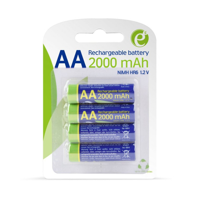 Акумулятори Ni-MH 2000 мАгод HR6/AA (4 шт.), блістер